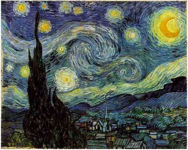 Sumergirte en la noche estrellada de Van Gogh mientras pedaleas