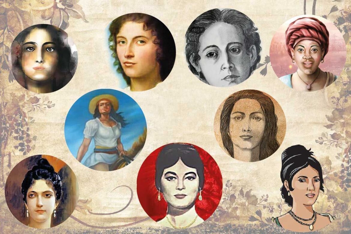 La independencia venezolana se forjó con fuerza de mujer