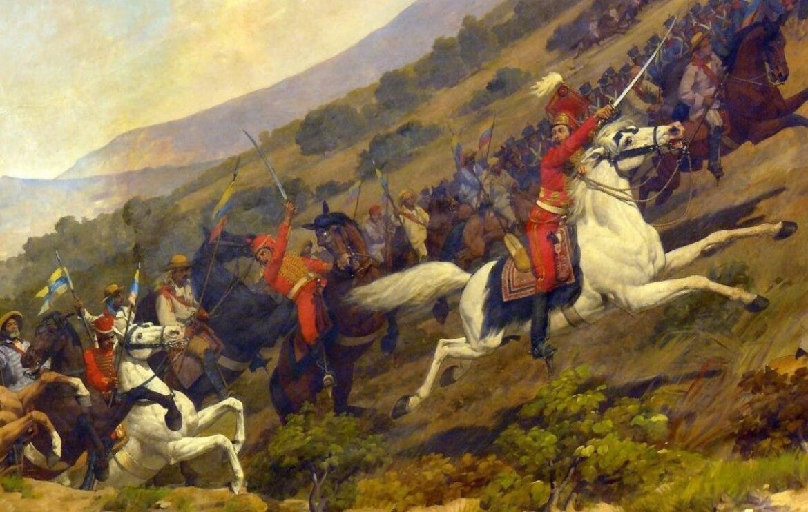 Lanzas patriotas y armas de fuego sellaron la victoria en Carabobo