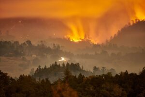 Ciclones tropicales e incendios forestales se alimentan entre sí
