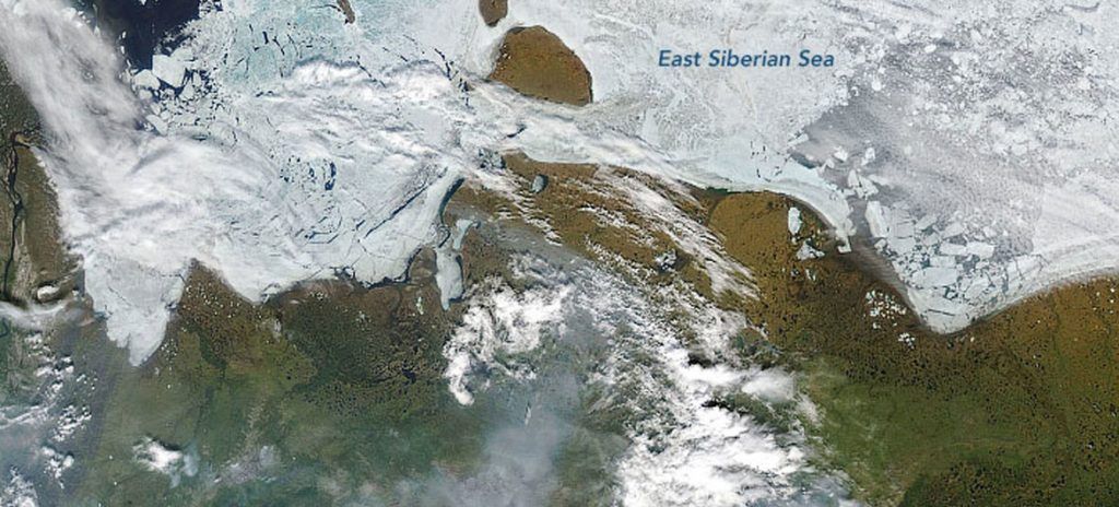 El Ártico arde y el hielo se derrite, señales ineludibles de la crisis climática