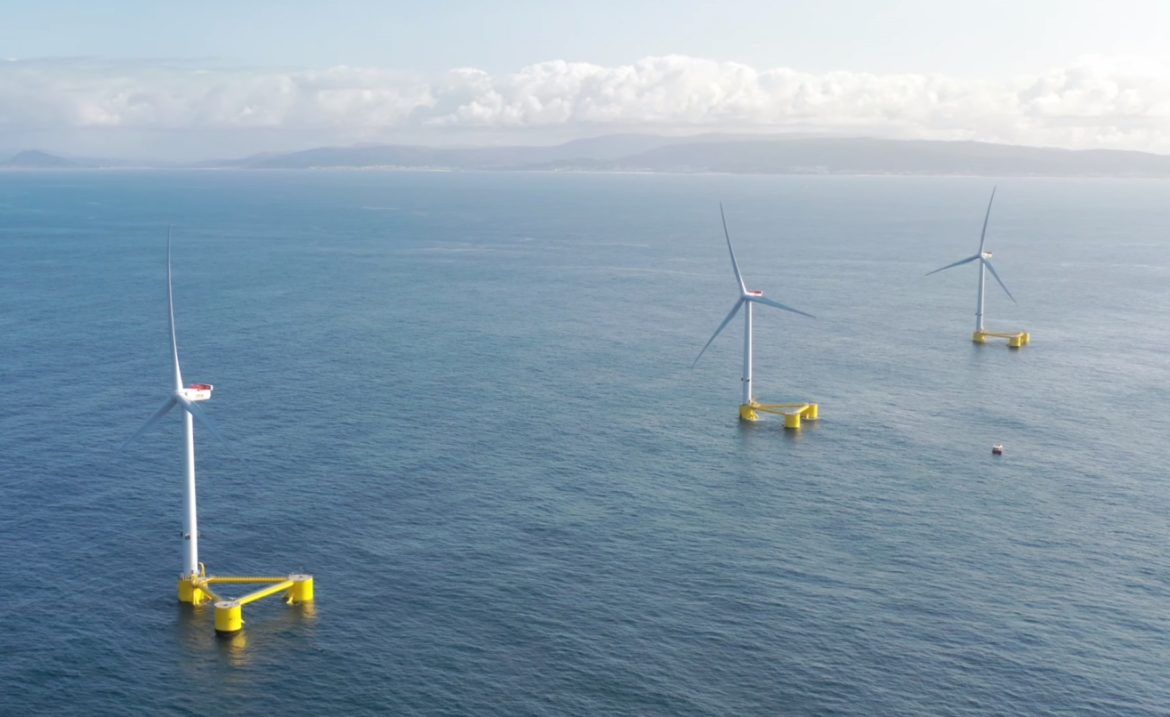 Portugal tiene el primer parque eólico marino semisumergible del mundo