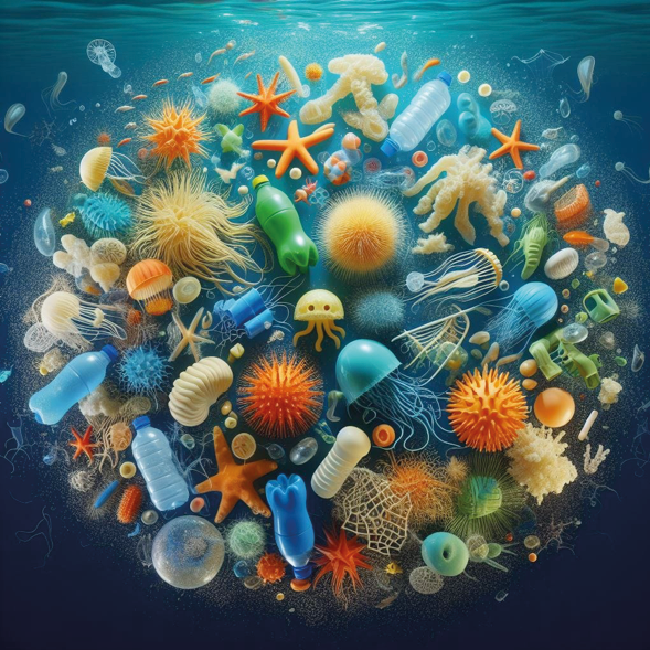La plastifera, ecosistema único y no natural que evoluciona en el mar