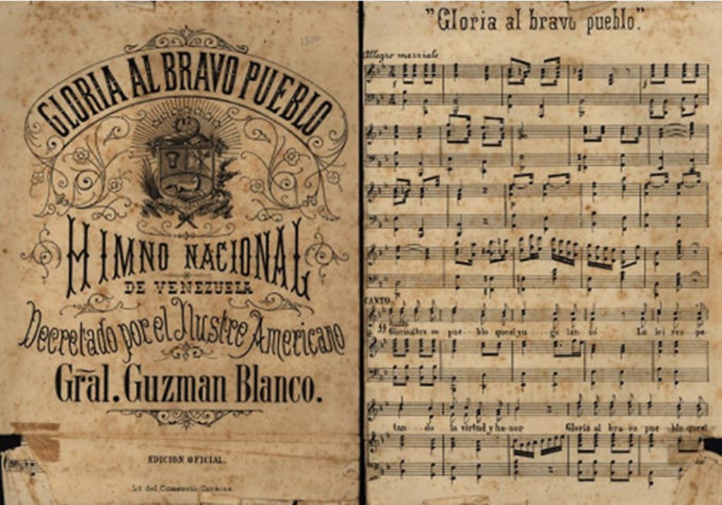 Himno Nacional canción patriótica de un bravo pueblo