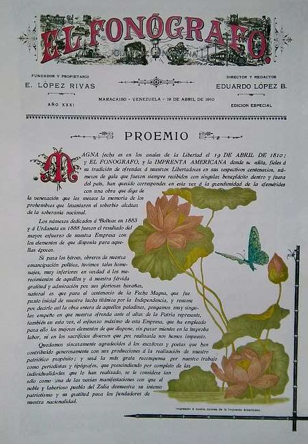 Diario El Fonógrafo sentó las bases del periodismo moderno en Venezuela
