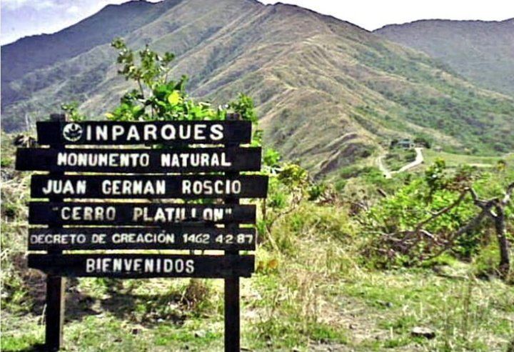 El Monumento Natural Juan Germán Roscio o Cerro Platillón