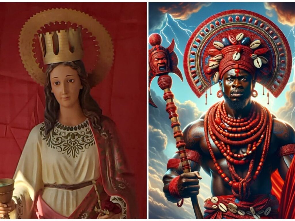 Sincretismo cultural tras la fiesta de Santa Bárbara