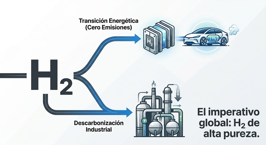 Nueva membrana  mejora diez veces el proceso de purificación del hidrógeno