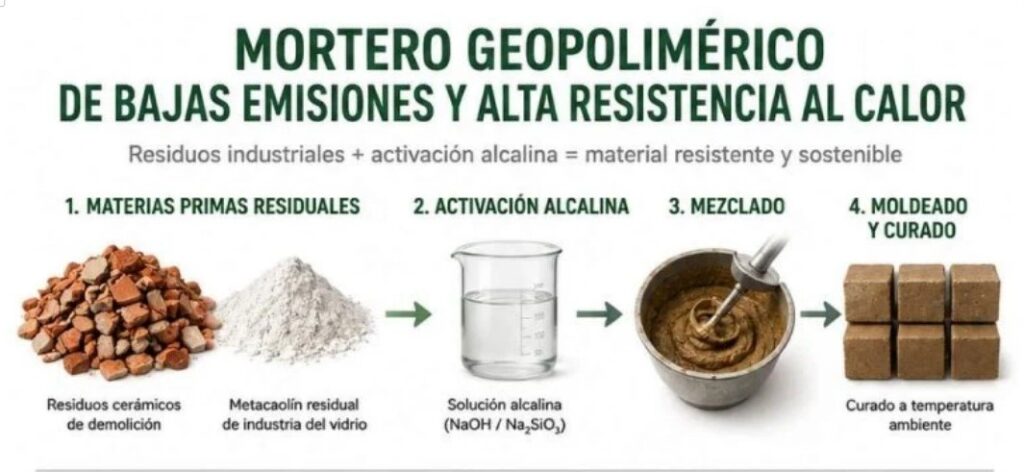 Científicos lituanos proponen el hormigón geopolimérico, una alternativa más ecológica 