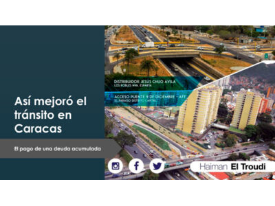 Así mejoró el tránsito en Caracas